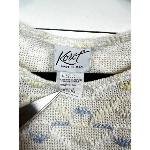 Vintage (pre-loved) Koret Knit sweater top Size Medium - Picture 5 of 8